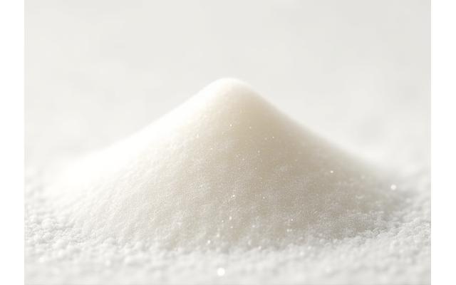 Close-up of fine, white Japanese silica sand, perfect for karesansui gardens.